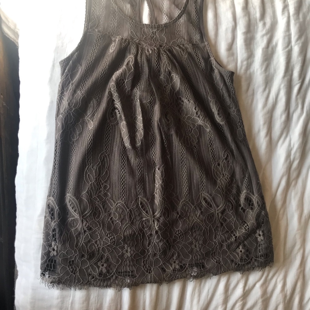 Lace tank top